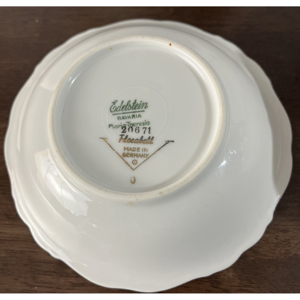 Set Of 6 Edelstein Maria Theresia Florabell Fruit/Desert Bowls Barvaria 5 In - Picture 3 of 14